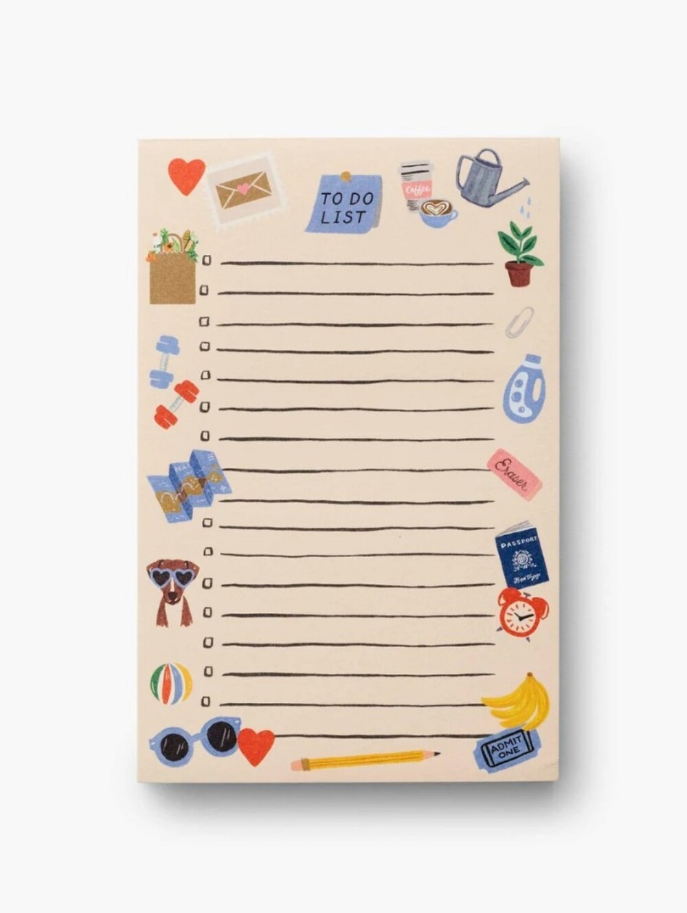 NWT Rifle Paper Co. Checklist Notepad